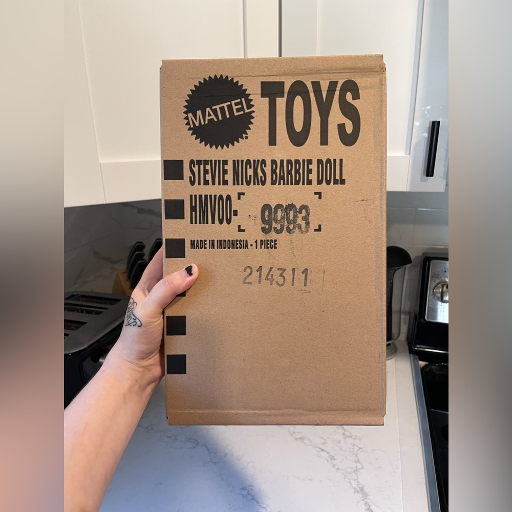 SOLD NIB Stevie Nicks Barbie Doll. Mattel box still completely sealed!
